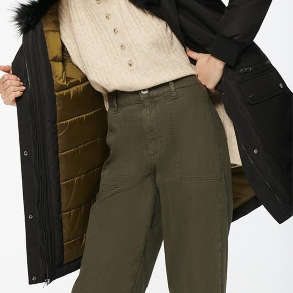 ❄️ 😍FABULOUS❄️ 😍Marc New York by Andrew Marc Black Carina Parka -S 50% OFF RTL - Picture 3 of 11